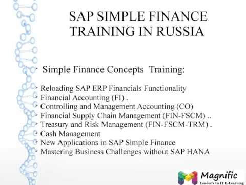 SAP SIMPLE FINANCE ONLINE TRAINING IN DUBAI|MALAYSIA|GERMANI|THAILAND|RUSSIA|LONDON