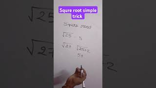 Squre root simple tricks #uptet #maths #mathshortcut #education