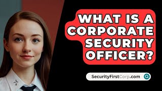 What Is A Corporate Security Officer? - SecurityFirstCorp.com