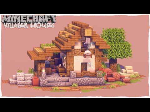 Minecraft : How to Build a STONEMASON House For a Village | Tutorial ( EASY )