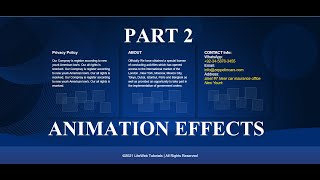 Glassmorphism Effect Animation Footer & Waves effects HTML CSS Modern design Part 2 LiteWeb