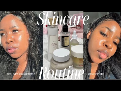 2025 MORNING SKINCARE ROUTINE |black girl beauty tips | #koreanskincare |#morningroutine #skincare 