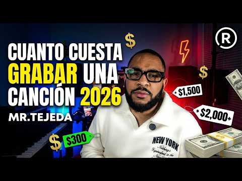 Cuanto cuesta grabar una cancion 2026