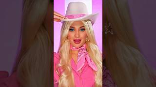 When you're a Barbie in real life 🎀💗 #barbiemovie #barbietrend #makeuptransformation #barbiedoll
