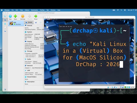 Installing Kali Linux and VirtualBox (2026) Mac Apple Silicon