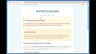 HYFBTCLOCKER ransomware (.hyfencb virus) - how to remove?