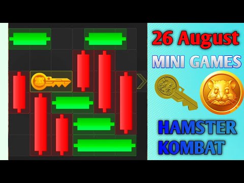 Hamster kombat mini game today 26 August | hamster kombat 26 August mini game today | mini game