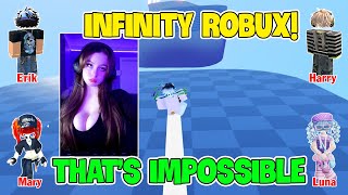 TEXT To Speech Emoji Groupchat Conversations | I Got Infinite Robux From The System