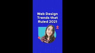 Web design trends that ruled 2021! 👑 #learndesign #uxui #design