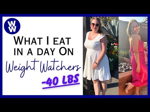 What I Eat In A Day On Weight Watchers / WW Food Diary -40lbs