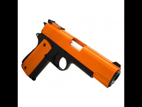 HFC HG123 Airsoft Pistol Review Colt 1911 replica