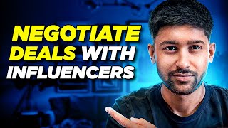 How to Negotiate Deals with influencers (Influencer Marketing)