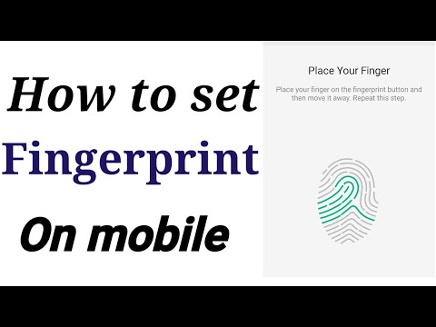 How to set mobile phone fingerprint|| MohsinTech