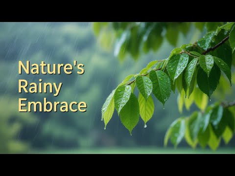 Relaxing Music & Rain Sounds 🌿 Calm Piano Music, Meditation Music, Relaxing Sleep Music