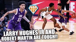 ELITE SOPHOMORES Larry Hughes Jr & Robert Martin Will Be TOUGH!! | Son of NBA BUCKET GETTER Can Play