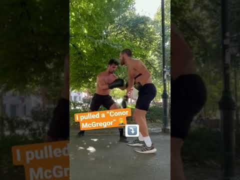 When you pull a “Conor McGregor”