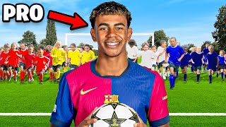 1 Pro vs 100 Kid Footballers