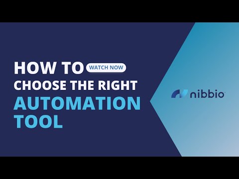 Automation Availability Overload?! How to Choose The Right Automation Tool