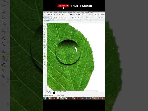 How to make water drop in coreldraw | Coreldraw best tricks | Graphic design