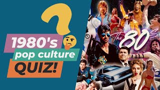 Ultimate 80s Pop Culture Quiz: Movies, Music & TV Trivia Challenge!