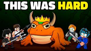 Can 4 Youtubers Defeat the Frog King on 99 Nights in the Forest?