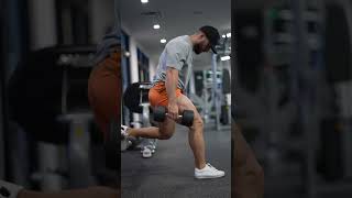 Dumbbell Bulgarian Split Squat #tutorial #legday