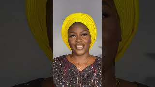Hey love subscribe to watch how i achieved this #makeuptutorialforbeginners  #headgear #geletutorial