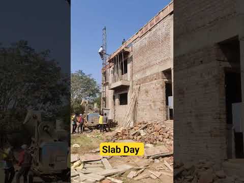 Slab Day #construction #homedesign #civilengineering