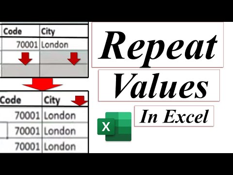 How to paste value in haphazard Blank Cells | Repeat Value