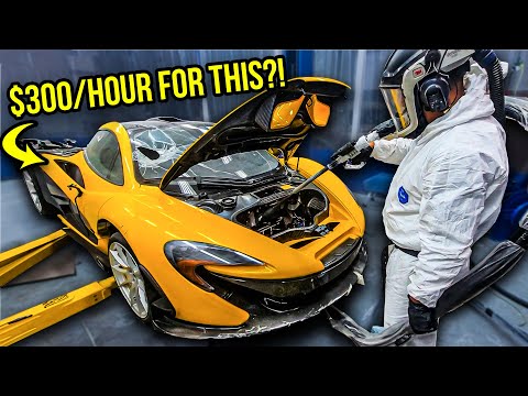 How To Make A Flooded $2,000,000 McLaren P1 Look Like New Again ($300/HOUR!)