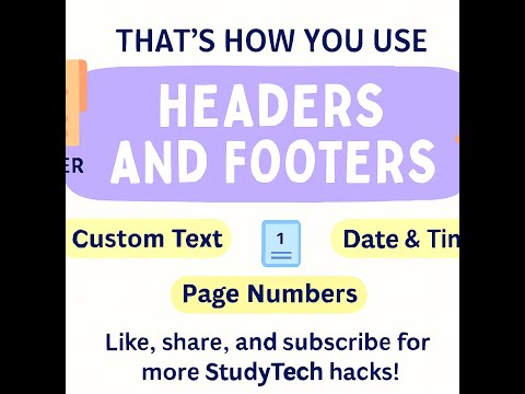 Day 9 | Header & Footer in MS Word | Complete Tutorial