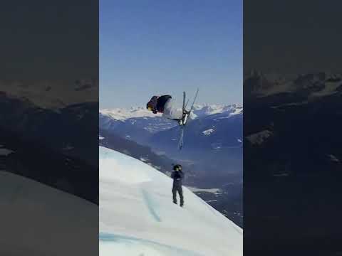 My Run from Worldcup LAAX🙏🏼  #freeski #extremesports #birkruud #laax