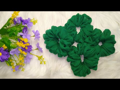 DIY Scrunchies || Punya jilbab lama, jangan dibuang dulu, buat scrunchies yuuk,.
