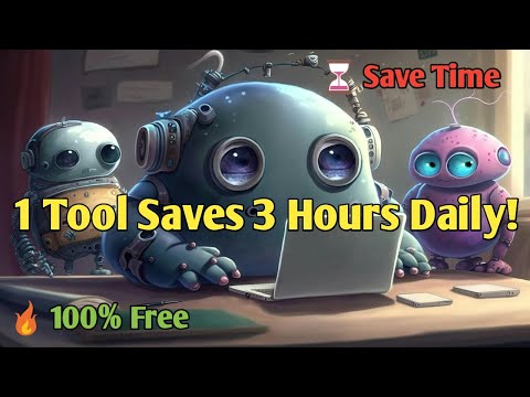 How I Save 3 Hours Daily With This Free Tool | Free AI = Time Saved! 🤖