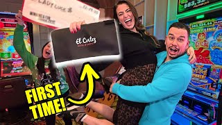 I Won My 1st EVER Big Money Bag at El Cortez!!!