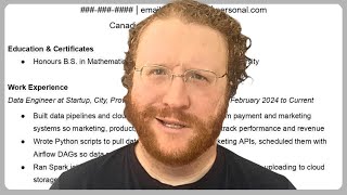 I Fix a Mediocre Data Engineer Resume | Recruiter Reviews Resume