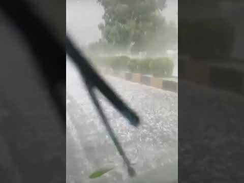 Hailstorm in Islamabad Rawalpindi- اسلام آباد میں شدید ژالہ باری