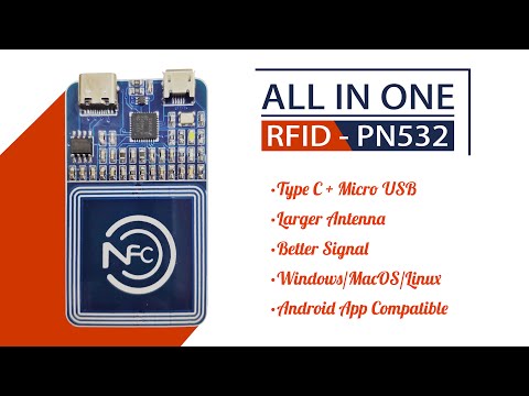 New Design All In One PN532 RFID APP Working on Android with MTools | Micro USB Type C