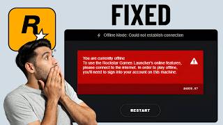 Fix Rockstar Games Launcher Offline Mode Error | Could Not Establish Connection