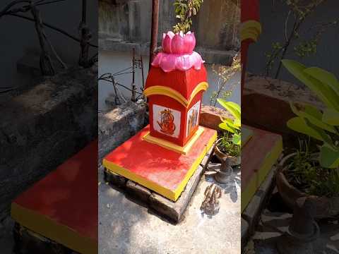 Tulsi mandir rong ...by fabric colour ।। please comment ।।#youtubeshorts