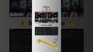 Unlock Your Creative Potential with Code and Design! morden gallery using HTML CSS And JS #coding