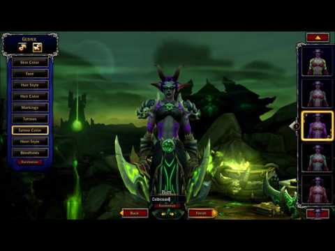 World of WarCraft: Legion - Demon Hunter character creation