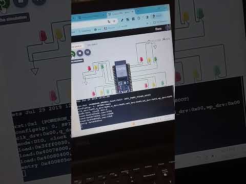 #4_way_traffic_light_system#coding #electronic #project #smart