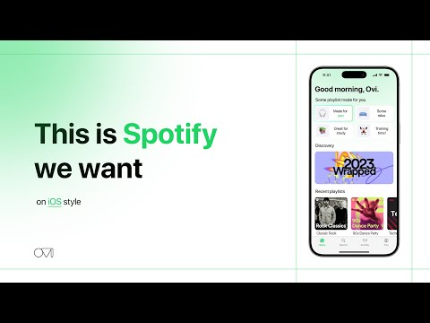The Spotify we want, in iOS style - ovi.