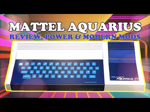 1983 Mattel Aquarius Review, Power Supply Socket and Modern Mods