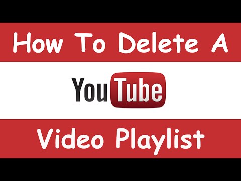 How To Delete A Playlist On YouTube - March 2015 (Easy and Fast)