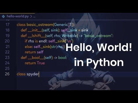 Hello World in Python