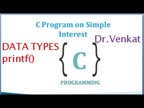 SIMPLE INTEREST PROGRAM IN C | Dr. Venkat | Cpp | Java