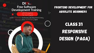 Frontend Development for Absolute Beginners – Live Class 31 (RESPONSIVE DESIGN WITH PAGA)