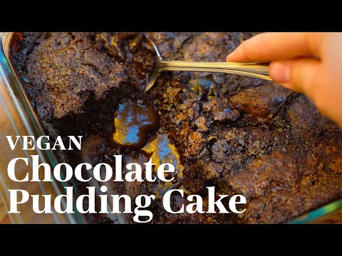 Watch Me Veganize a Viral CHOCOLATE PUDDING CAKE! 🤩 Ooey, Gooey, Chocolatey Goodness!